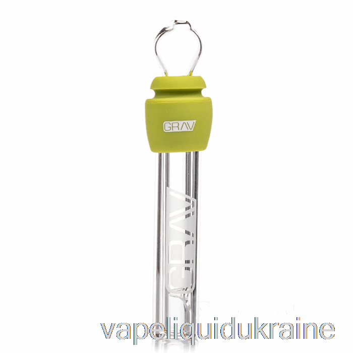 Vape Liquid Ukraine GRAV Glass Blunt with Silicone Avocado Green